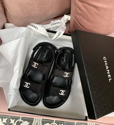 sandali plastica chanel|Chanel sandals real real.